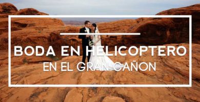 boda en helicoptero gran cañon